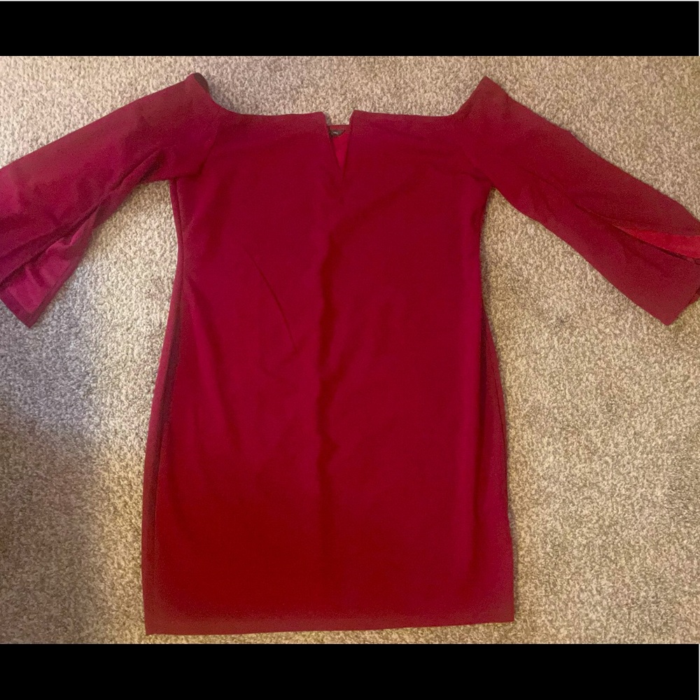 Sexy red cocktail dress